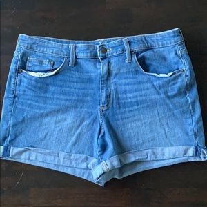 Denim shorts